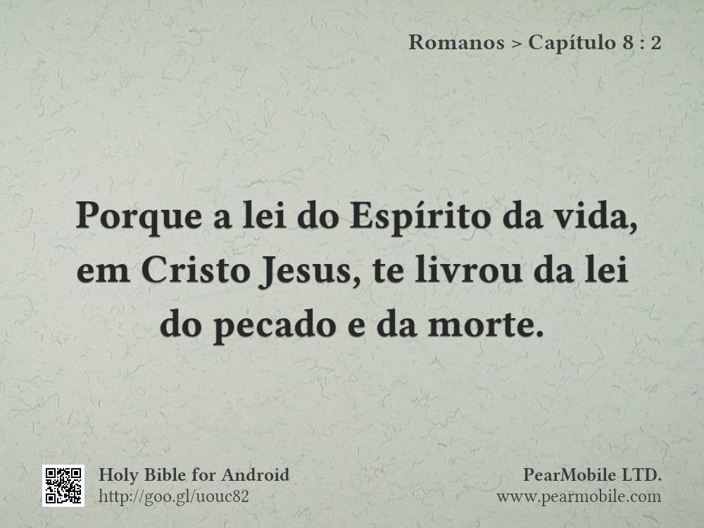 Romanos, Capítulo 8:2